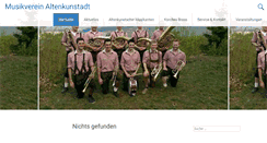 Desktop Screenshot of musikverein-altenkunstadt.de